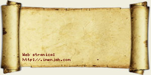 Irena Mošorinac vizit kartica